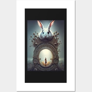 The White Rabbit from Alice in Wonderland Posters and Art